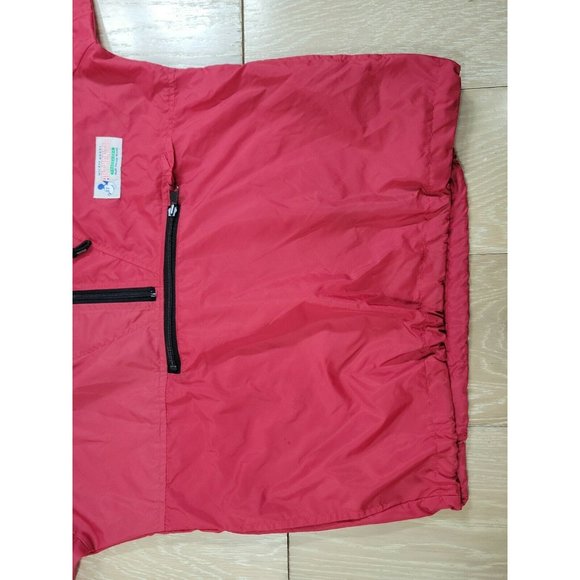 Mickey Mouse Walt Disney Men's SMALL Windbreaker Red Nylon Jacket Vintage Zip - Picture 2 of 12
